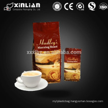 new arrival kraft paper laminate plastic stand up coffee packaging bag with zipper